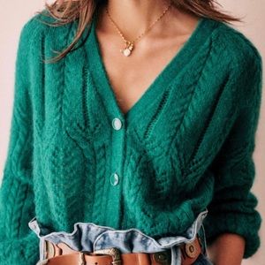 Sezane sweater cardigan size XS